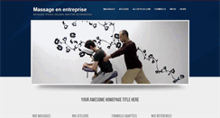 Desktop Screenshot of massage-entreprise.be
